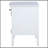 Talia White 1-drawer Nightstand