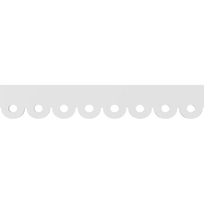 Garniture de sol en PVC de qualité architecturale H 8 po x P 5/8 po x L 48 po Hudson