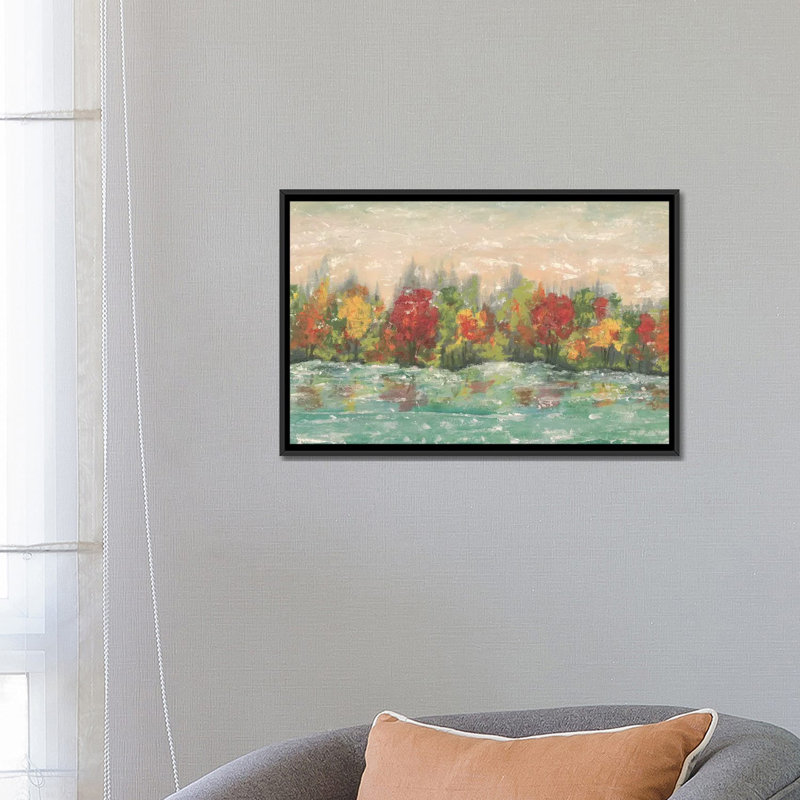 Impressions par Stephane Fontaine - reproduction d'art sur toile tendue, H 18 po x l 26 po x P 1,5 po, Toile avec cadre noir