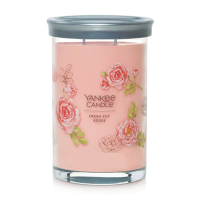 Signature Fresh Cut Roses Scented Tumbler Candle
