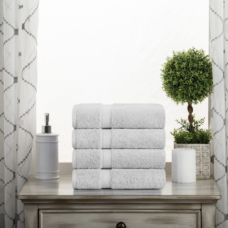 Coton luxueux et hautement absorbant Renata, Argent argent