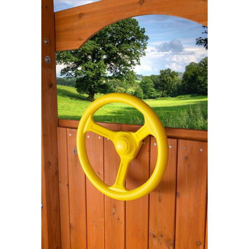 Swing Steering Wheel, Yellow