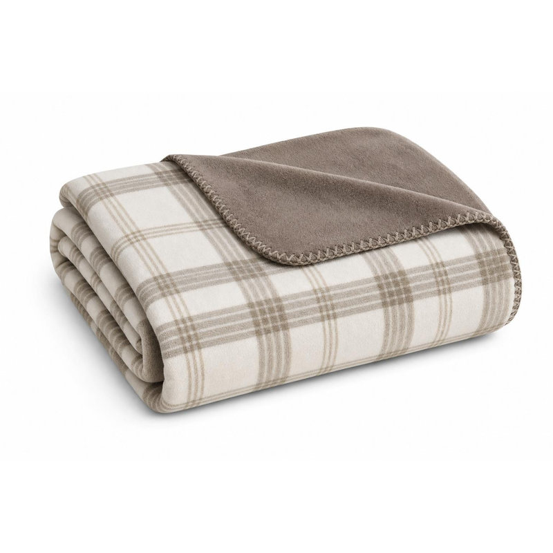 Jeté réversible en chenille Martha Stewart Maren