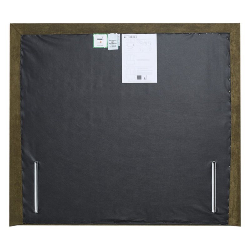 Wirksworth Upholstered Headboard, Super King (6'), Kensington, Kensington Oregano
