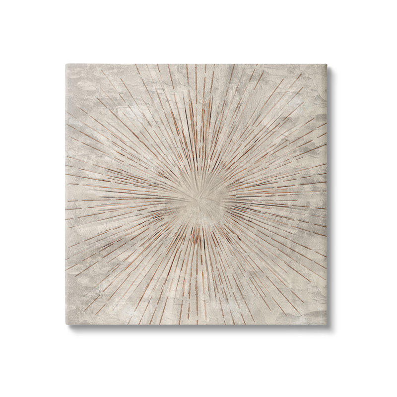 «Burst Of Brown» par Kim Allen, impression sur toile, H 30 po x l 30 po x P 1,5 po