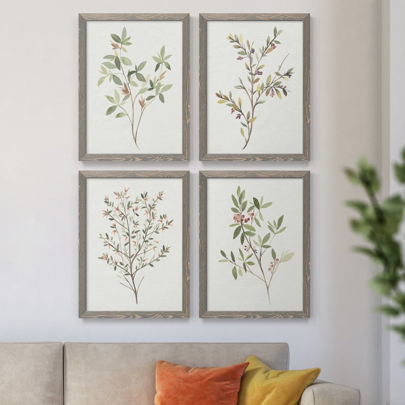 Toile simple encadrée de qualité supérieure - prête à être accrochée, gris, H 31,5 po x l 47 po x P 1,5 po