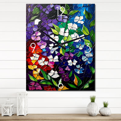 Jerimy - Floral Bouquet Wall Clock