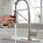 Pull Down Single Handle Kitchen Faucet with Accessories-87183578
