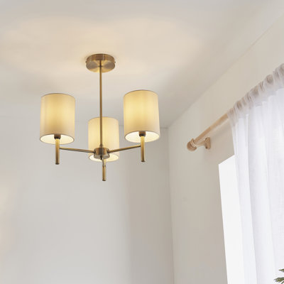 Skylar 3-Light Shaded Chandelier
