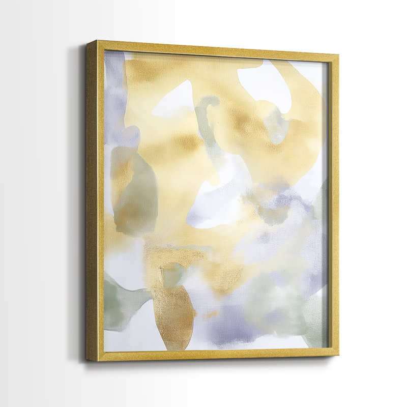 " ABSTRACT Series DCCXCI " by J Paul, Gold, 11" H x 9" W