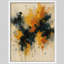 Reproduction d'art encadrée abstraite pour décoration intérieure moderne - 11 po x 14 po-116561625-116561621