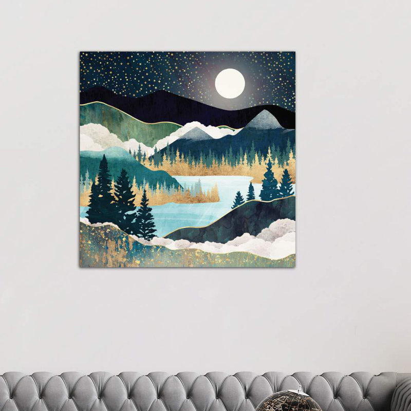 « star lake » par spacefrog designs-print, Toile tendue, H 12 po x l 12 po x P 1,5 po