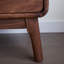 Commode d'appoint simple en noyer noir