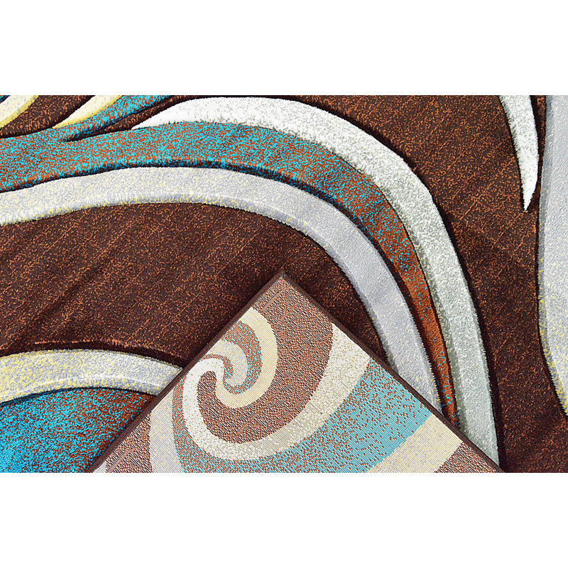 Mccampbell Performance Abstract Indoor Rug, Rectangle 8' x 11'