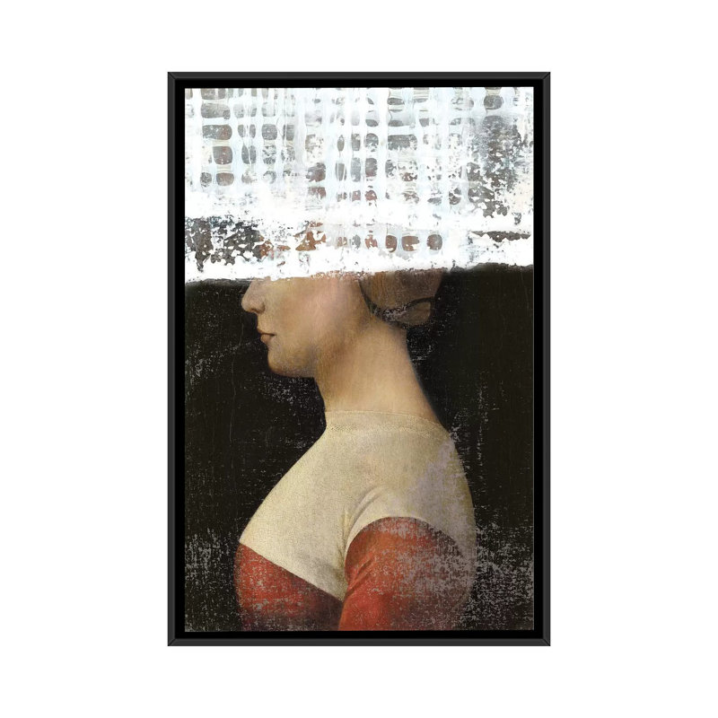«Papercut III» par PI Studio - reproduction sur toile tendue, H 26 po x l 18 po x P 1,5 po, Toile avec cadre noir