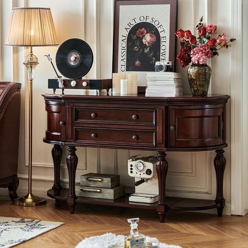 American-style retro console table