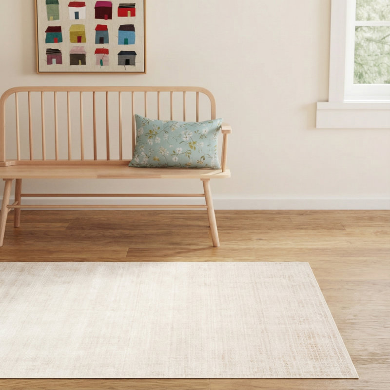 Alba Hand Loomed Geometric Indoor Rug, Rectangle 4' x 6'