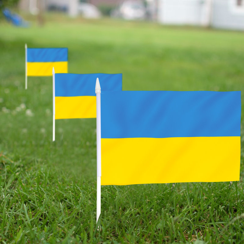 Mini-drapeau de l'Ukraine Delenia