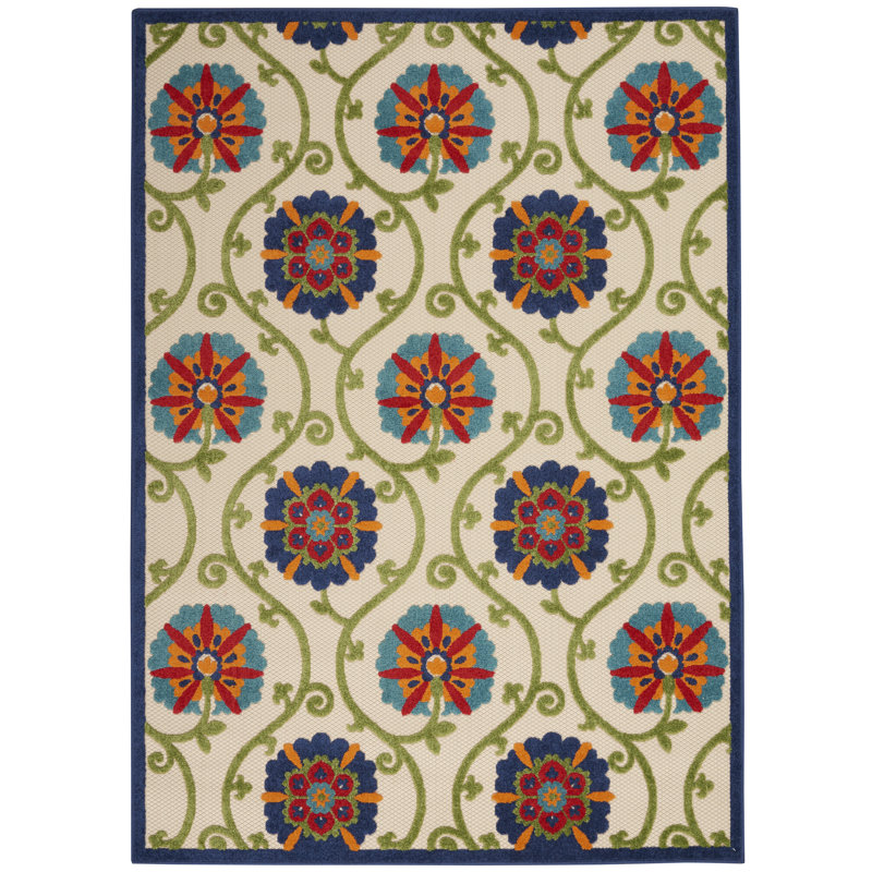 DH-ALH19 Damask Indoor Rug, Rectangle 3'6" x 5'6"