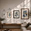 Stacked Zen Stones Minimalist - Print-494806173-494806172