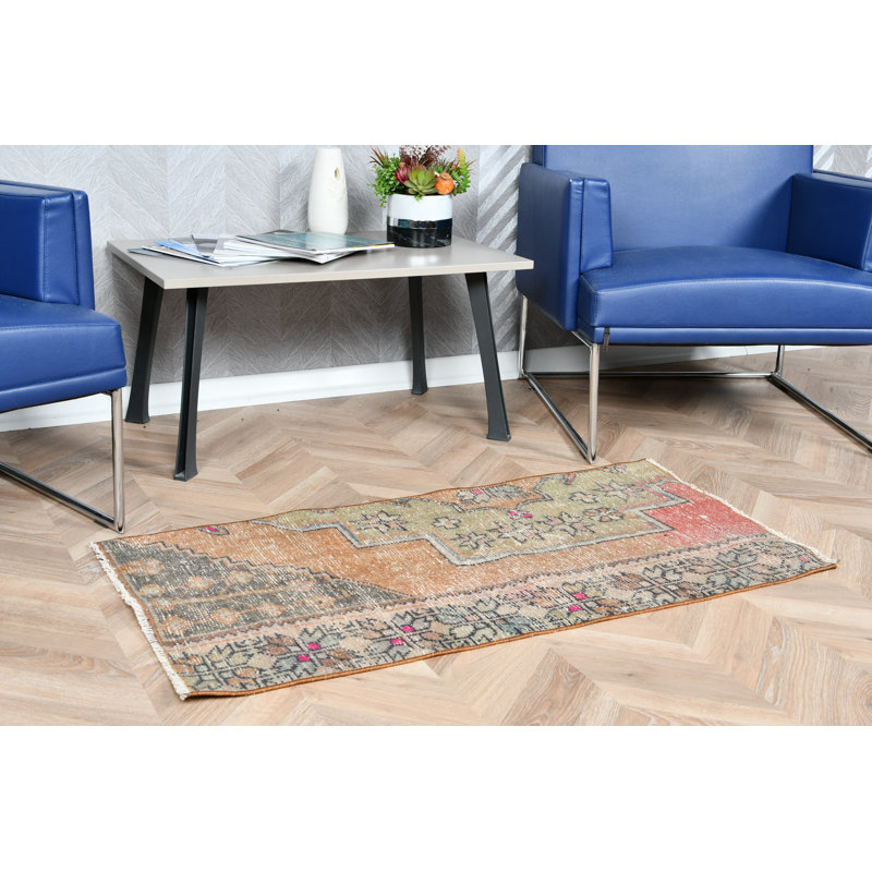 Vintage Turkish Rug With Colorful Geometric Pattern For Bohemian Home Decor In Vibrant Multicolor Design Suitable For Enhancing The Aesthetics Of Various Spaces