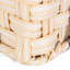 Woven Design Nested Box Décor With Pine Cones And Bow Set Of 3
