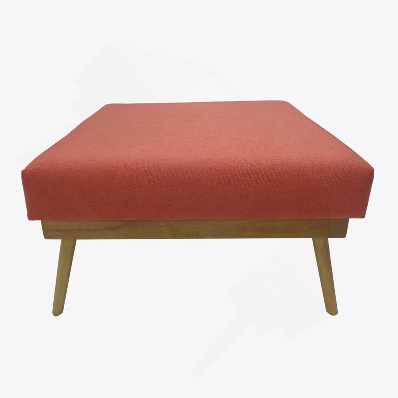Rectangle Upholstered Fabric Ottoman