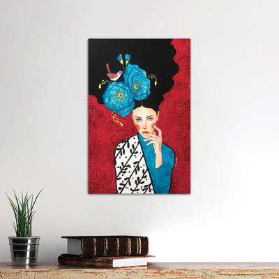 No Words Left by Hülya Özdemir - Wrapped Canvas Print