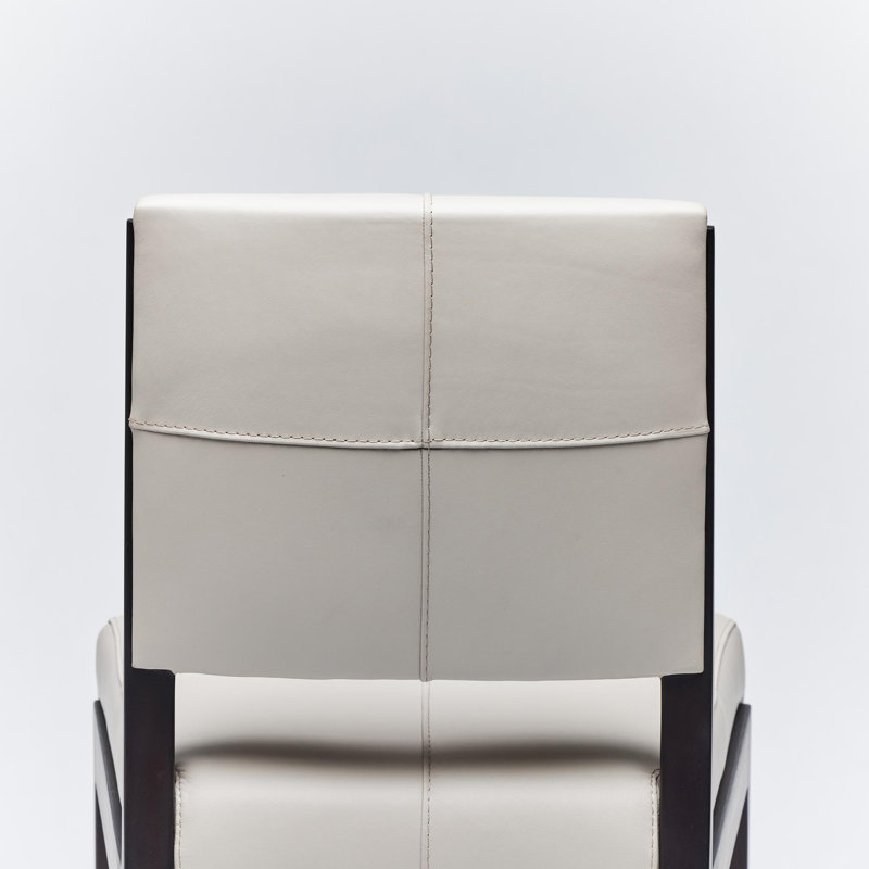 Essex Leather Dining Chair, Coffee