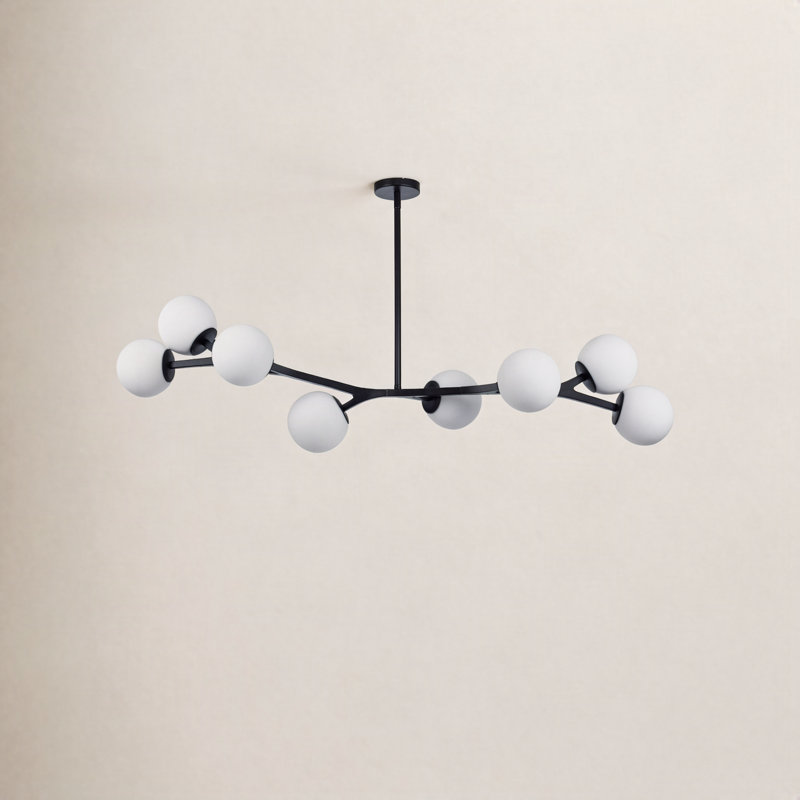 Amarula 8-Light Chandelier, Black
