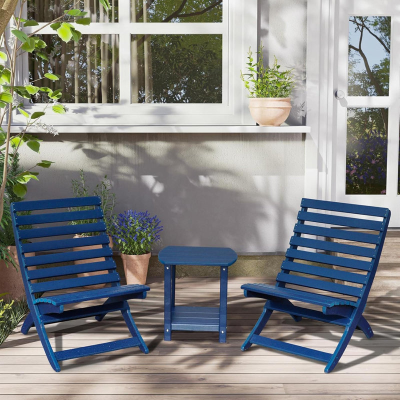 Table de bout Adirondack Square, Bleu
