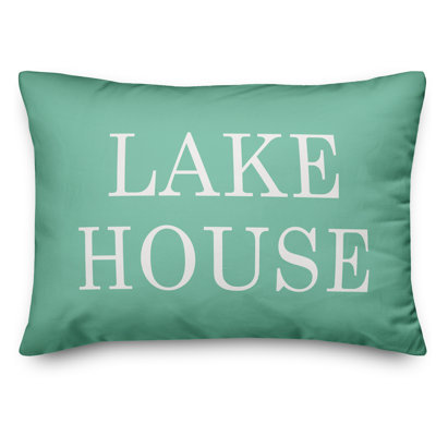  Housse et insert de coussin rectangulaire d'extérieur Lake House