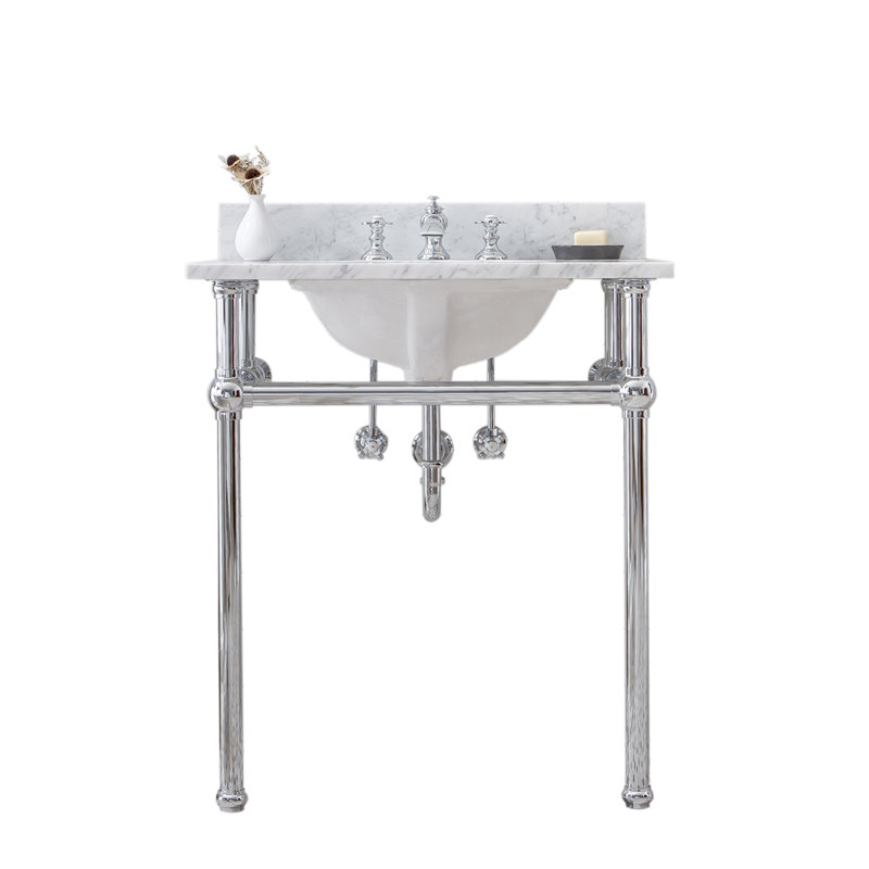 Copeland 30" Wall-Mounted Single Bathroom Vanity Set, Chrome