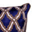Ensemble de housses de coussin en lin bleu marine en velours avec broderie - décoration de chambre de Noël 18 po x 18 po-1909137487-1909137480