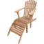 Chaise Adirondack en bois massif avec