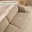 Upholstered Standard Sofa with Solid Wood Legs-750205381