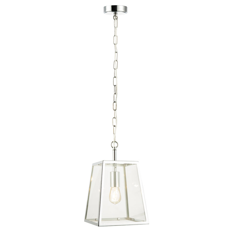 1 - Light Lantern Pendant, Chrome