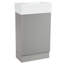 Ensemble de meuble-lavabo simple 18,6 po avec plateau en céramique Kunikatsu-965439630