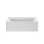 SIGNATURE® Rectangle Flat Front 6036 Skirted Soaking RH Access Panel Oyster-933474450-933474449-933474463