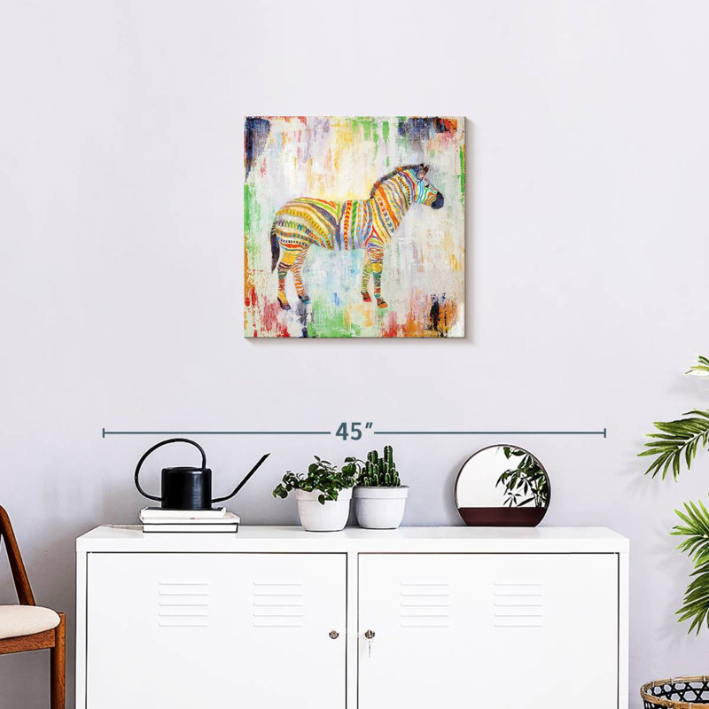 Brampt Magical Zebra, 20" H x 20" W