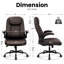 Fauteuil de direction ergonomique à haut dossier avec accoudoirs rabattables Eliyahna-106361609