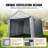 Heavy Duty 7 ft. W x 12 ft. D Polyethylene Portable Storage Shed-113008906