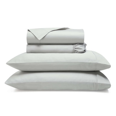 Blue Nile Mills 700 Thread Count 100% Cotton Solid Deep Pocket Sateen Sheet Set