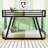 Metal Bunk Bed with Dual Ladders-128781464