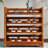 New Chinese Style Rosewood Shoe Rack For Home 16 Pair Solid Wood Shoe Storage Cabinet