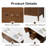 Laval 72" Double Sink Freestanding Bathroom Vanity with Engineered Marble Top-105310775-105310781
