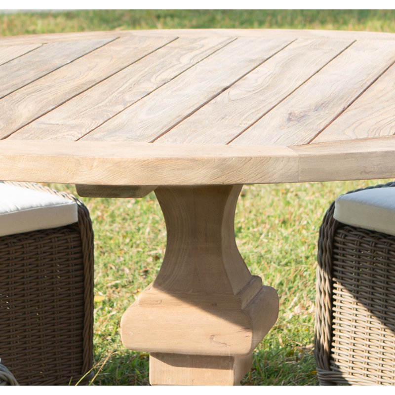 Table de salle à manger en bois massif Franz