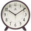 Tabletop Alarm Clock, Mahogany, 5.75"-257474893