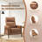 Mid-Century Modern Push-Back Recliner Chair, PU Leather Armchair-478461740