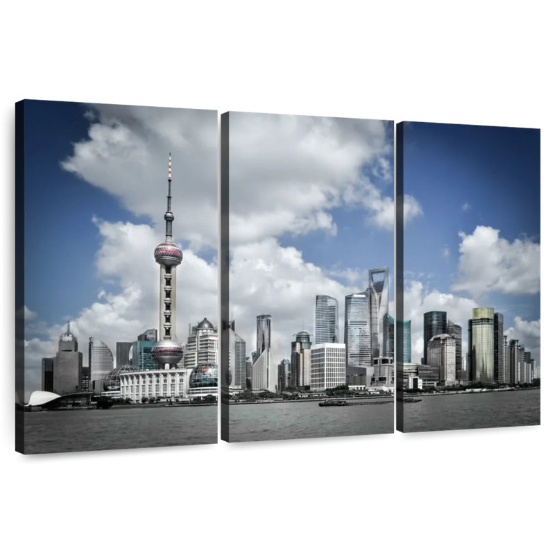 Nicci Pudong Island, Changhaï, H 28 po x l 45 po